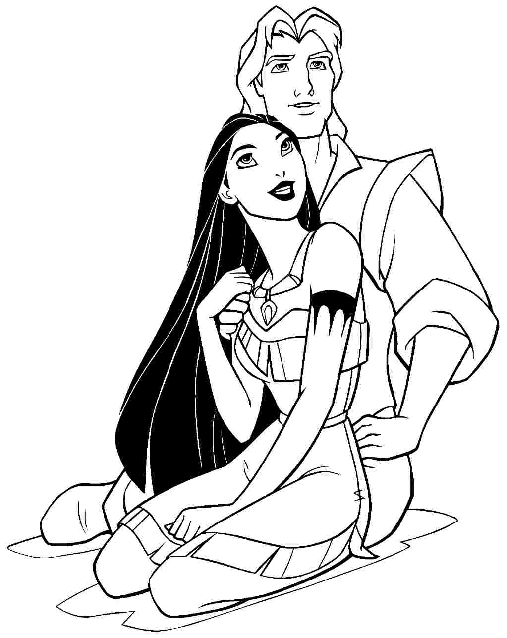 Pocahontas Coloring Pages Sketch Ideas 1023x1287 Pocahontas Coloring Pages Sketch Ideas