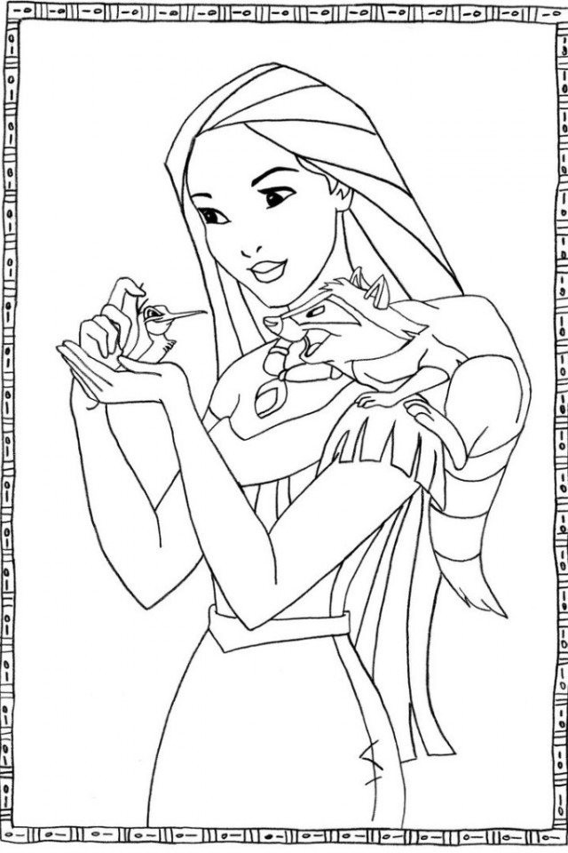 Disney Pocahontas Coloring Pages Free Printable Coloring Pages 640x960 Disney Pocahontas Coloring Pages Free Printable Coloring Pages
