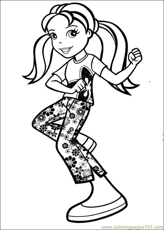 Polly Pocket 14 Coloring Page 567x794 Polly Pocket 14 Coloring Page