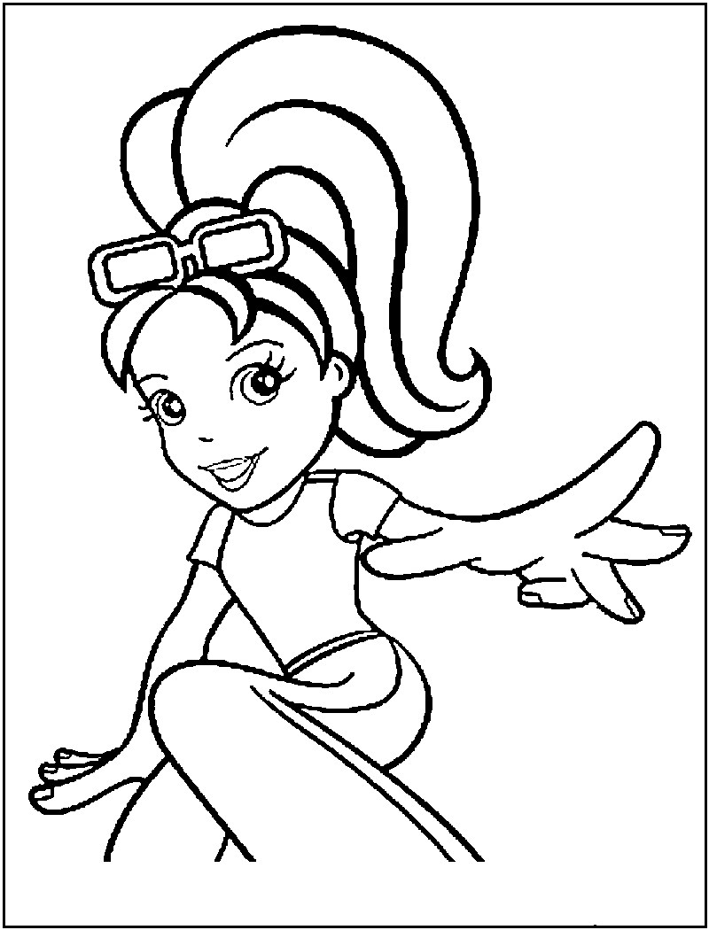 Free Printable Polly Pocket Coloring Pages For Kids 800x1050 Free Printable Polly Pocket Coloring Pages For Kids