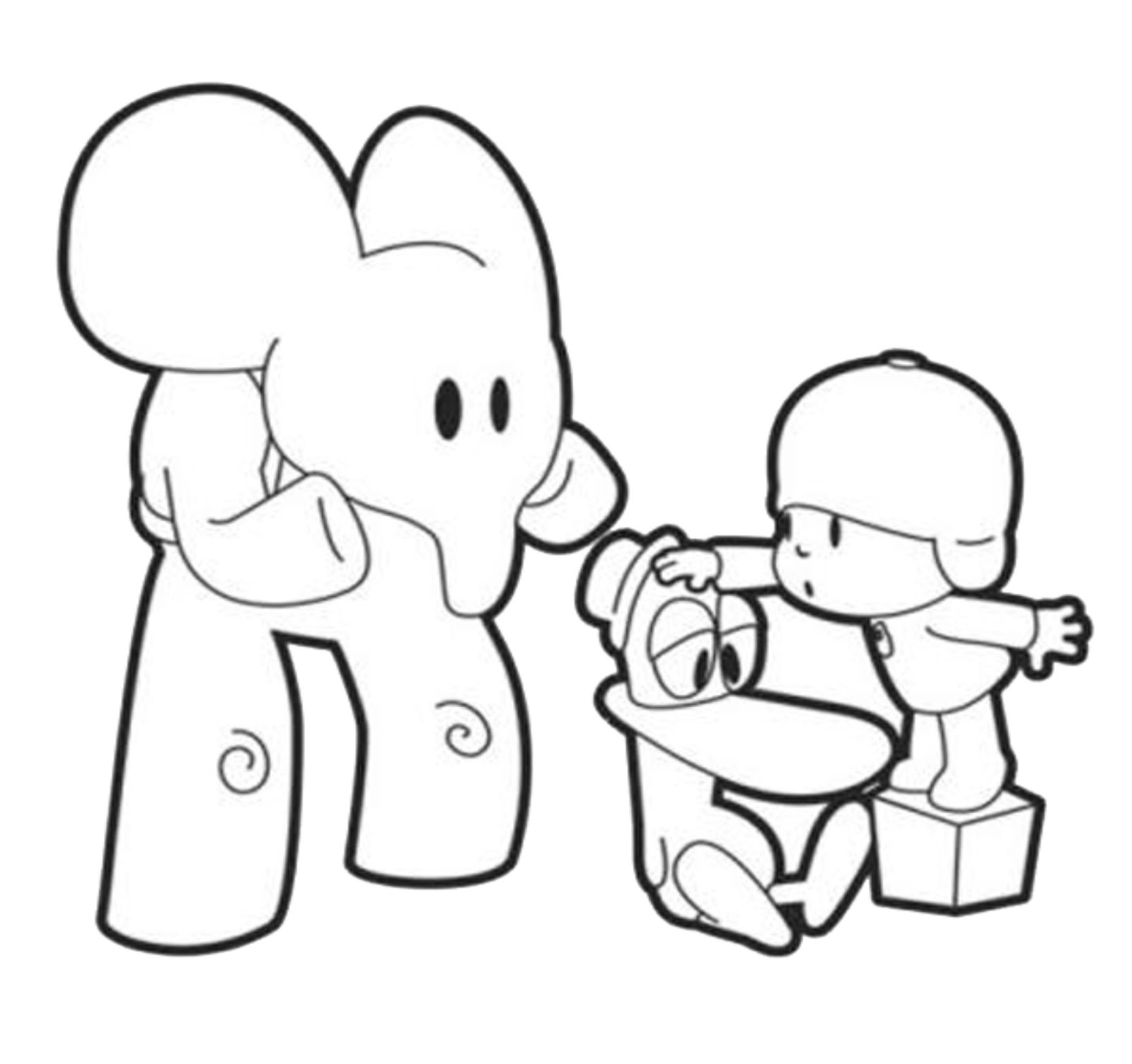 Pocoyo Printable Coloring Pages