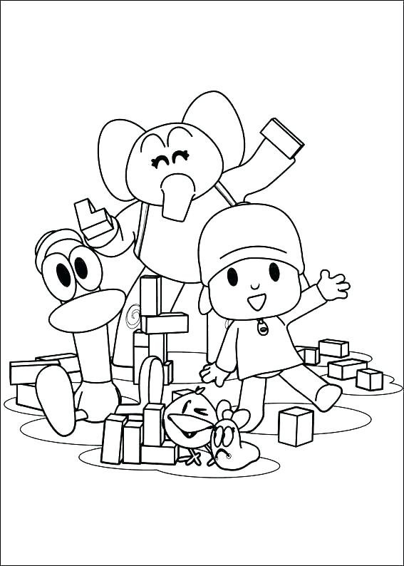 567x794 Pocoyo Coloring Pages Coloring Book Together With Coloring