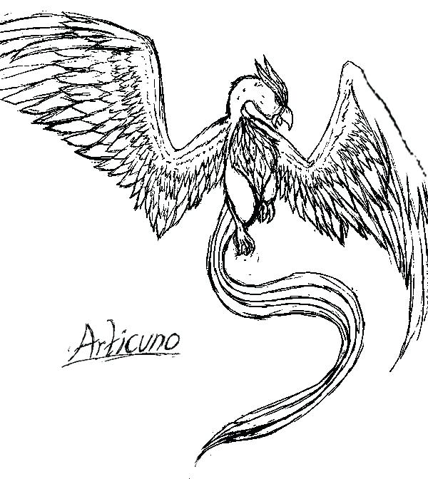 600x672 Articuno Coloring Pages How To Draw From Coloring Pages Pokemon