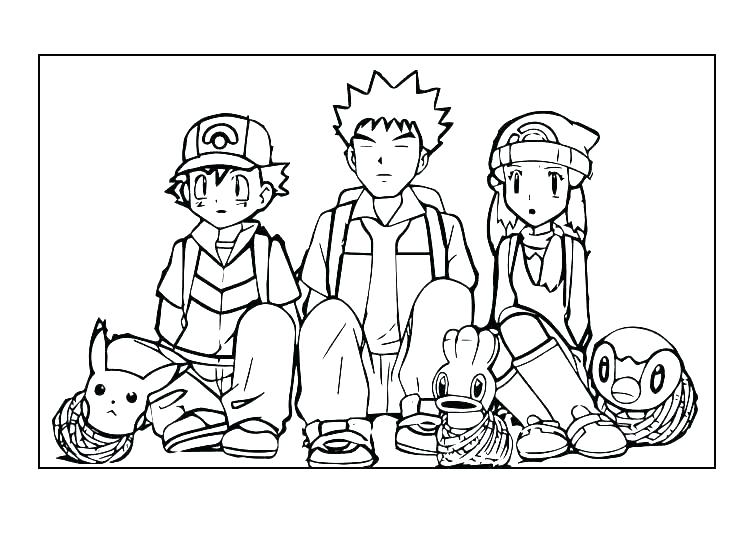 750x538 Pokemon Ash Coloring Pages Mega Coloring Pages Printable For Ex