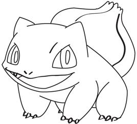 268x242 Pokemon Bulbasaur Coloring Pages