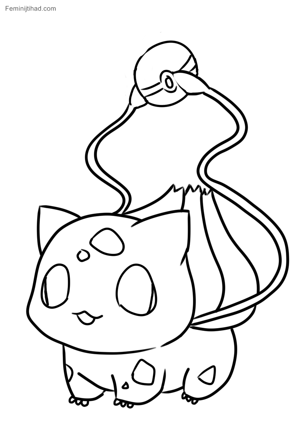 961x1368 Amazing Bulbasaur Coloring Page Pokemon Pages