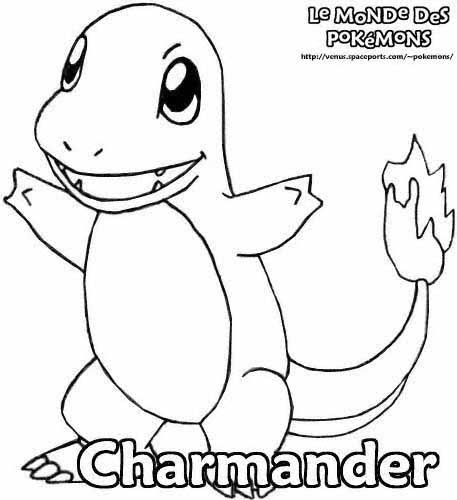 Charmander Pokemon Coloring Page Birthday Ideas 457x500 Charmander Pokemon Coloring Page Birthday Ideas