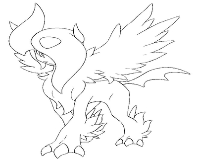 Pokemon Coloring Pages Absol at GetColorings.com | Free printable ...