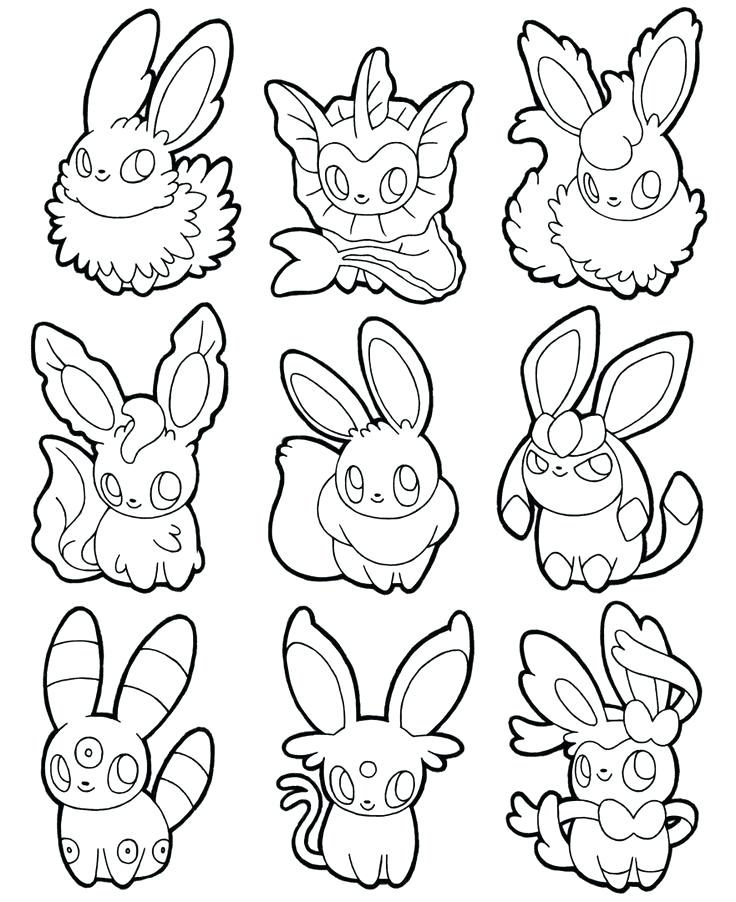 Eevee Evolutions Coloring Pages Coloring Pages High Quality 736x902 Eevee Evolutions Coloring Pages Coloring Pages High Quality