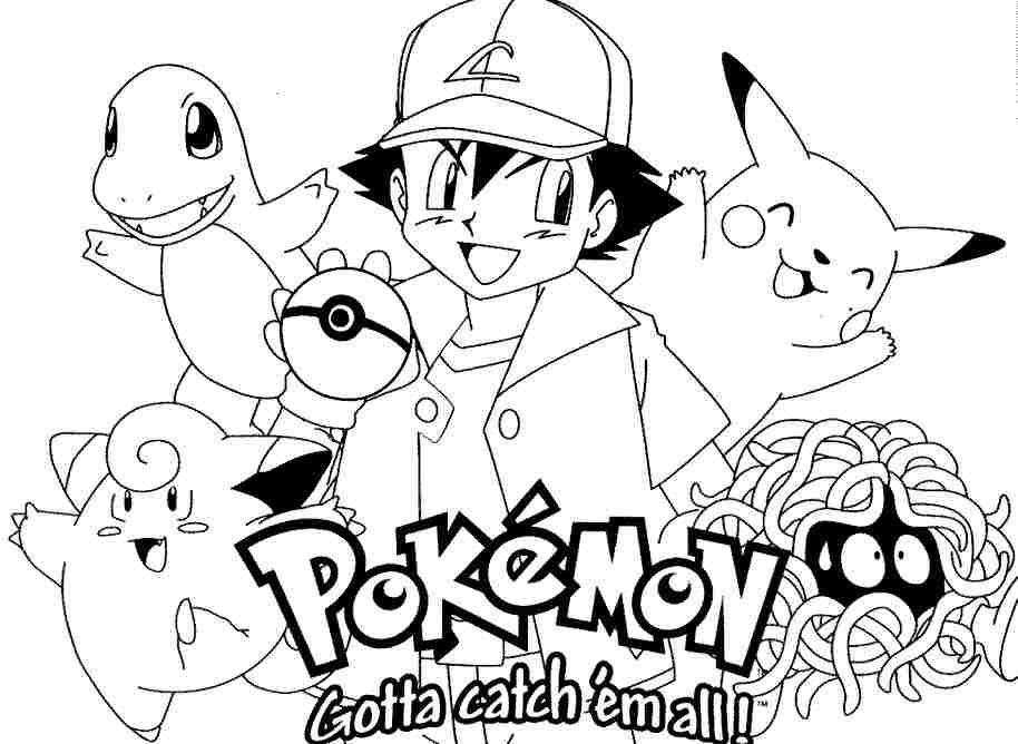 Pokemon Coloring Pages Printable 914x668 Pokemon Coloring Pages Printable