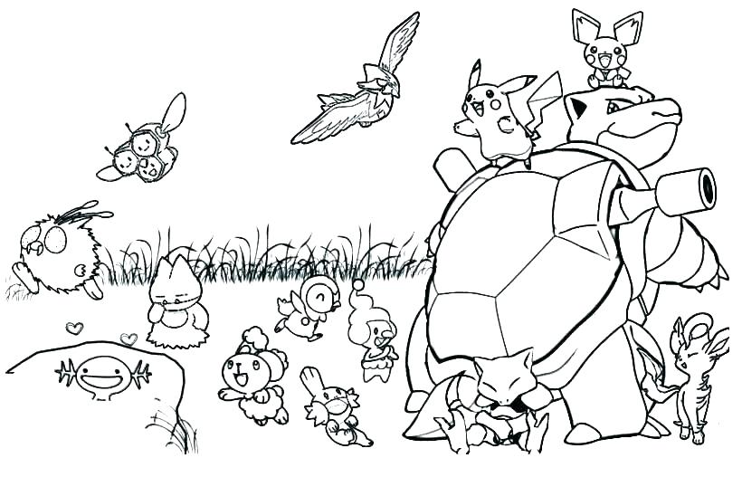 Pokemon Coloring Sheets Printable 820x527 Pokemon Coloring Sheets Printable