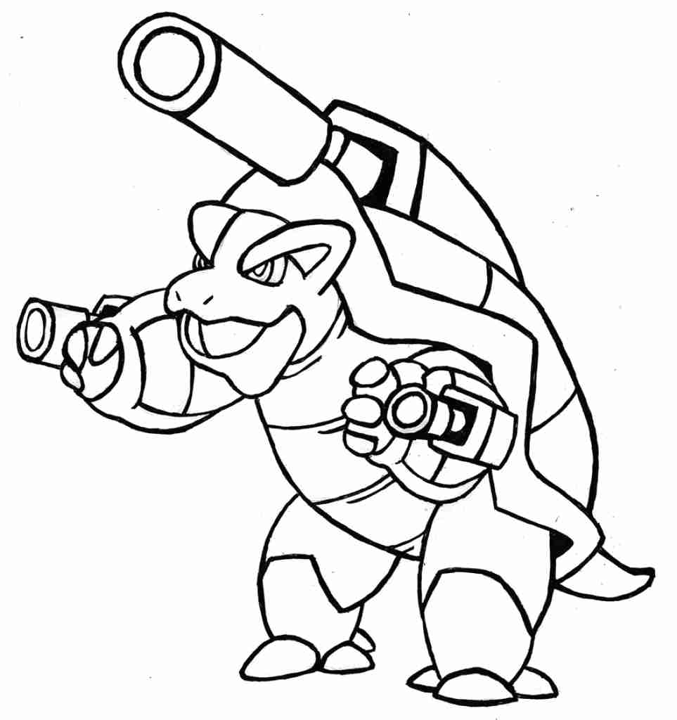 Pokemon Coloring Pages Blastoise at GetColorings.com | Free printable ...