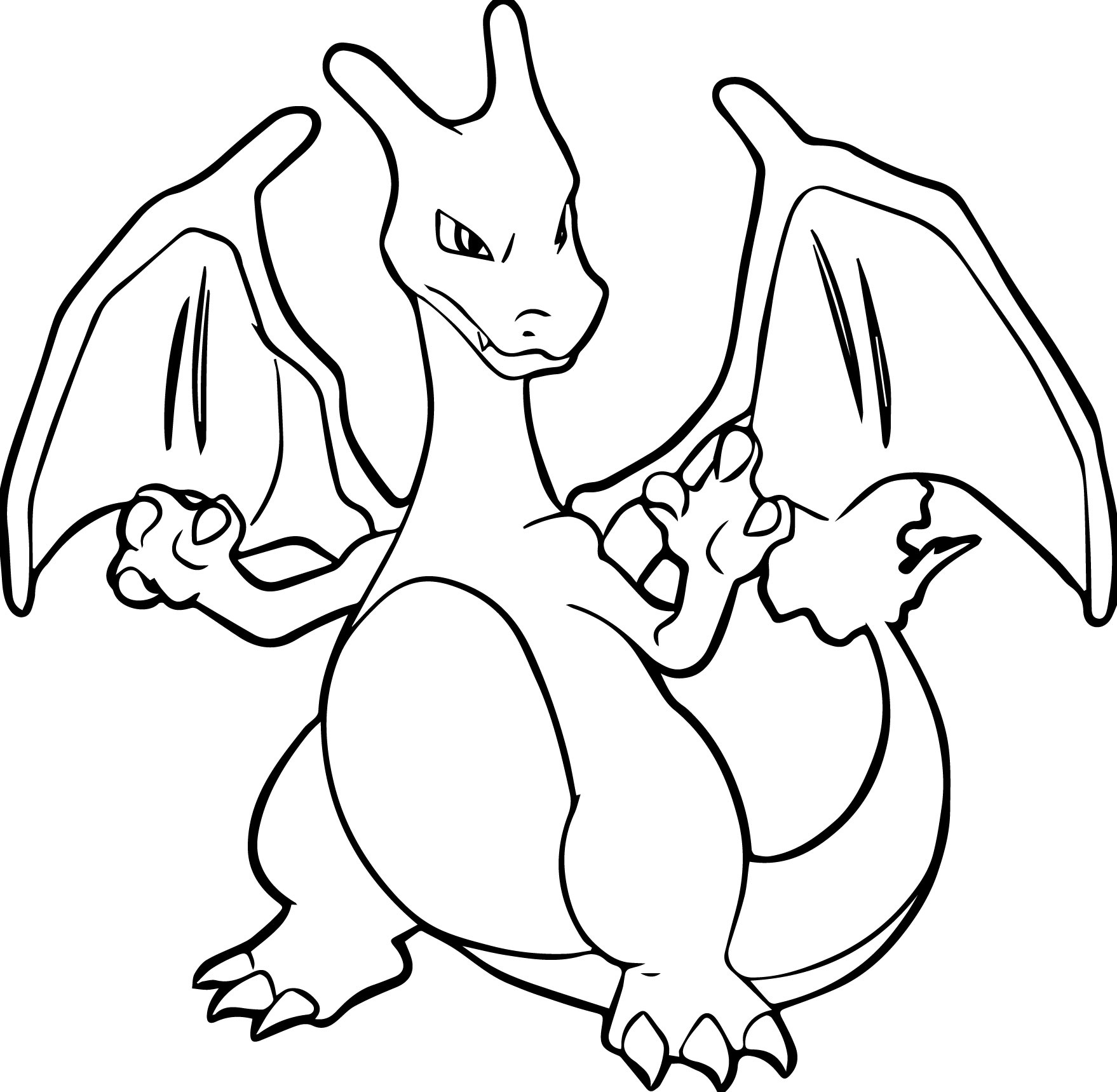 Pokemon Coloring Pages Charizard 12 In Page 1758x1719 Pokemon Coloring Pages Charizard 12 In Page