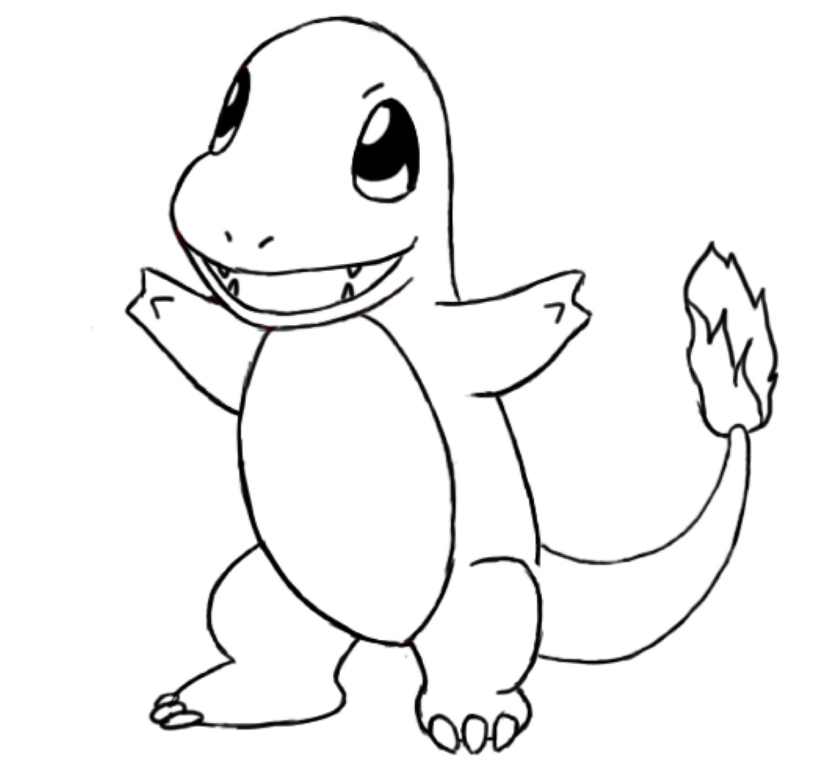 Charmander Coloring Pages 1164x1080 Charmander Coloring Pages