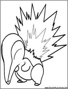 236x309 Creative Idea Pokemon Coloring Pages Cyndaquil