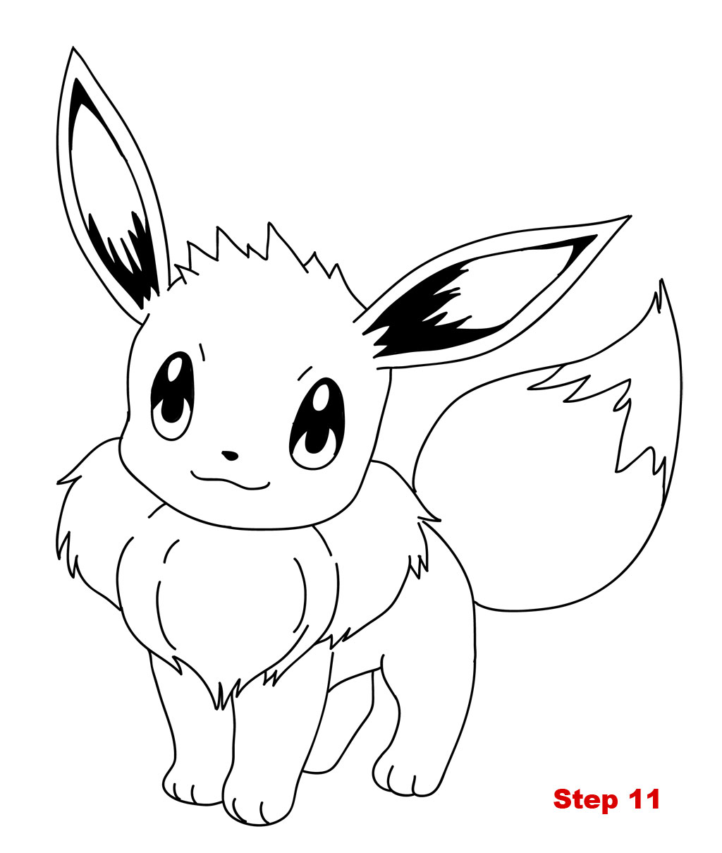 1024x1209 Eevee Pokemon Coloring Pages Just Colorings