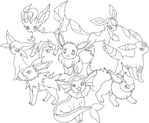 Interesting Pokemon Coloring Pages Eevee Pokemon Coloring Pages 480x397 Interesting Pokemon Coloring Pages Eevee Pokemon Coloring Pages