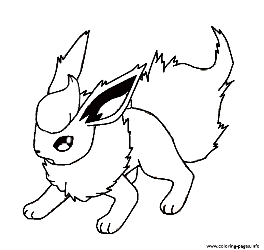 900x852 Flareon Coloring Pages Flareon Eevee Pokemon Coloring Pages