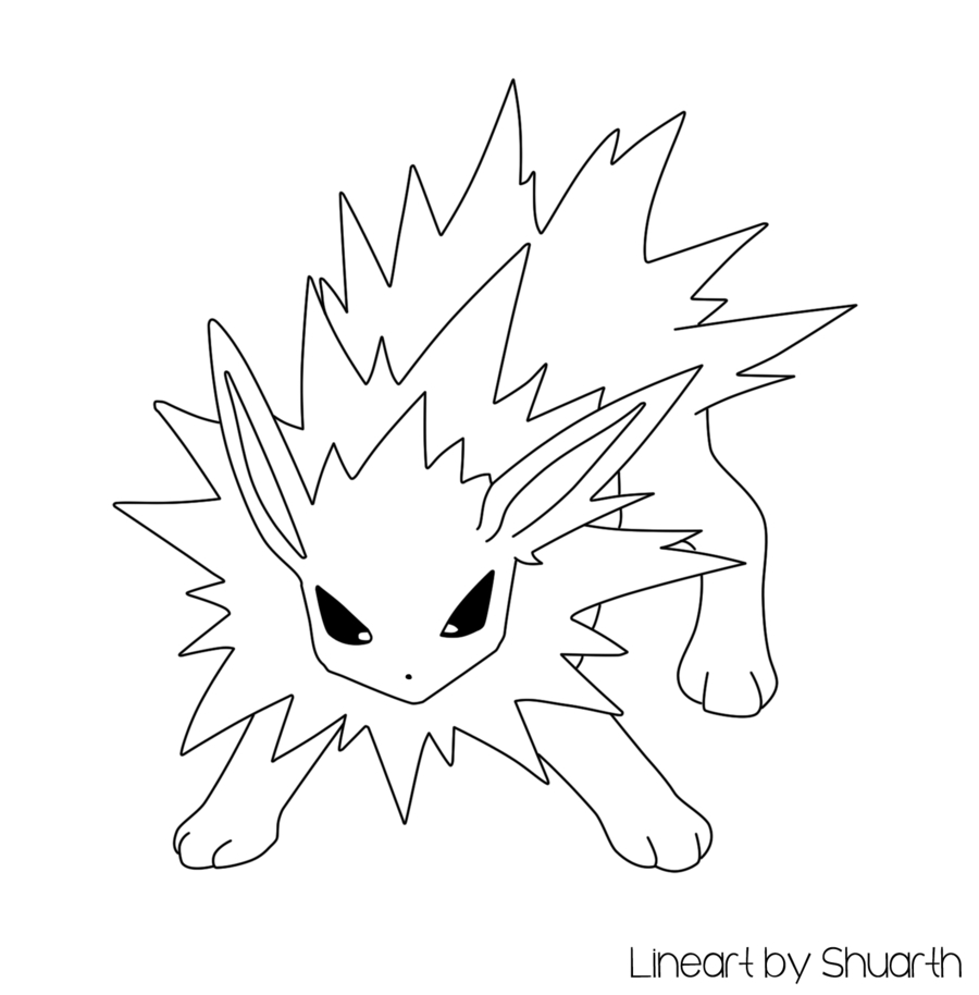 900x914 Attractive Pokemon Coloring Pages Jolteon Interesting 20 4887