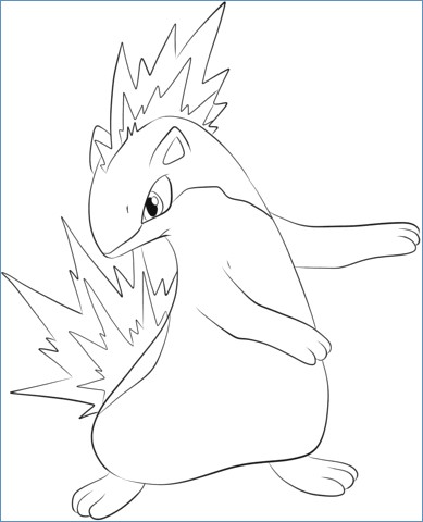 389x480 Arcanine Pokemon Coloring Page