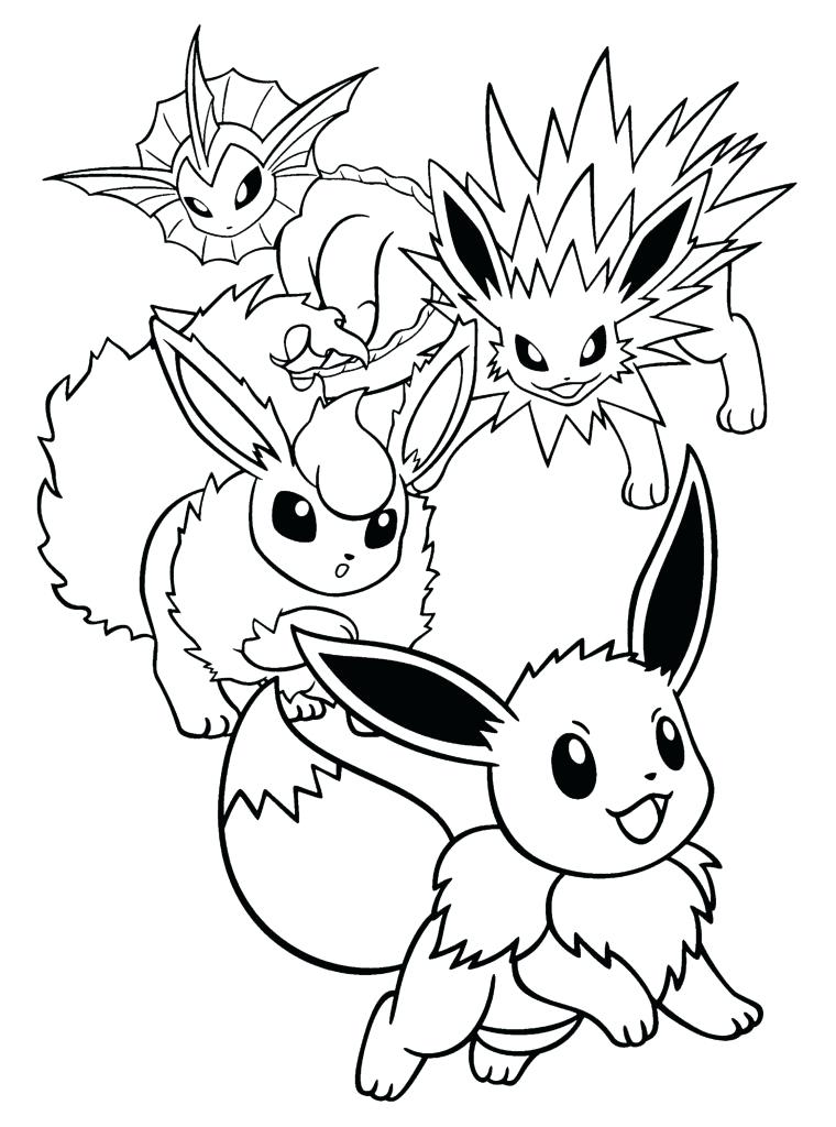 760x1024 Jolteon Coloring Pages Coloring Pages Line Art By Coloring Pages