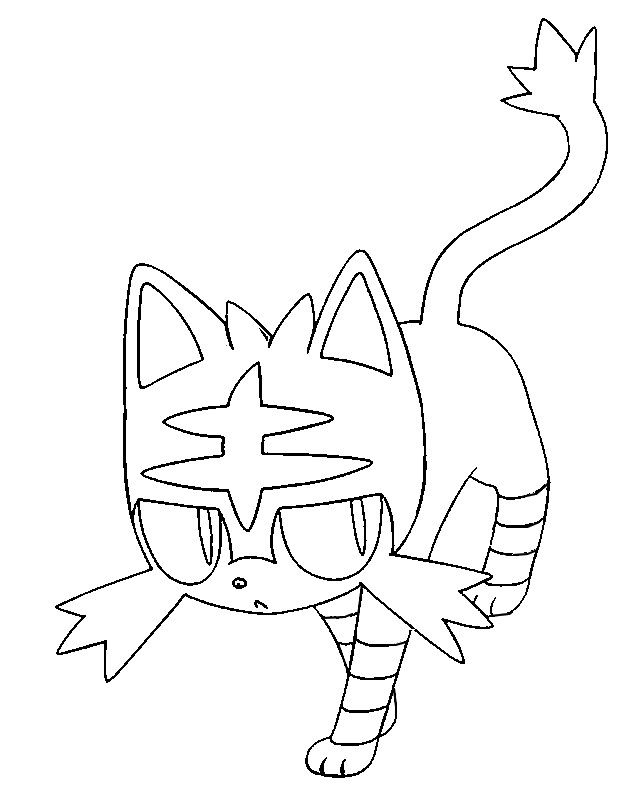 629x800 Litten Dibujos Para Colorear Coloring
