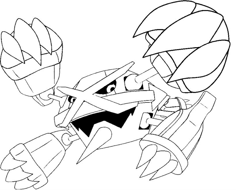 820x660 Pokemon Coloring Pages Mega Printable Coloring Page Mega Evolved
