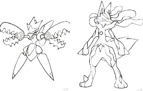 Pokemon Coloring Pages Mega Lucario Printable To Good Page Photo 489x311 Pokemon Coloring Pages Mega Lucario Printable To Good Page Photo