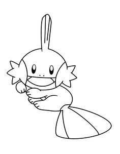 Pokemon Coloring Pages Mudkip at GetColorings.com | Free printable ...