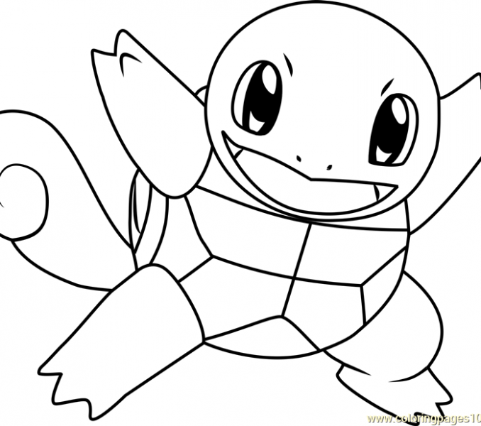 678x600 Squirtle Coloring Page Coloring Page Coloring Pages