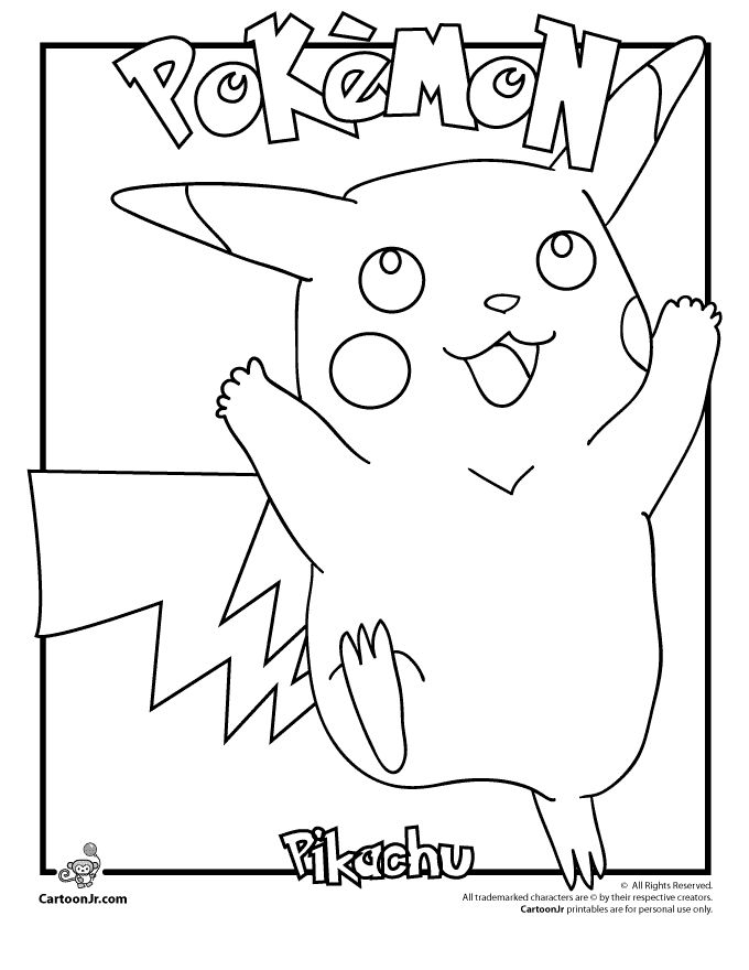 Pikachu Coloring Pages Pikachu Pokemon Coloring Page Cartoon Jr 680x880 Pikachu Coloring Pages Pikachu Pokemon Coloring Page Cartoon Jr