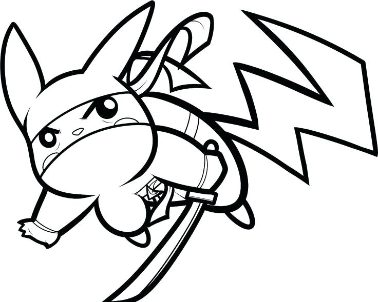 736x589 Pikachu Coloring Pages Coloring Pages Ninja Coloring Page Pikachu