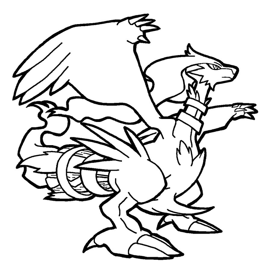 900x900 Pokemon Coloring Pages Reshiram Bgcentrum