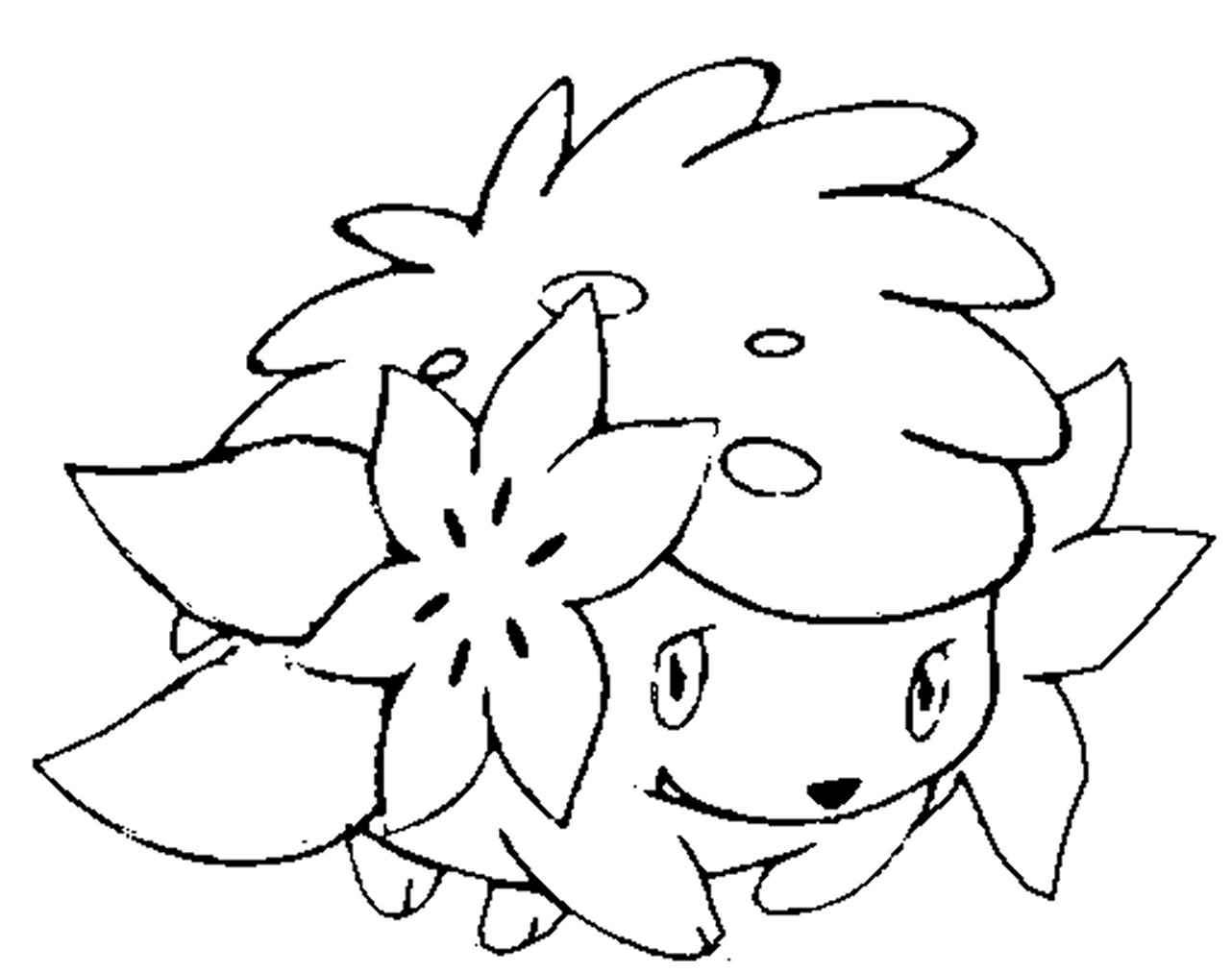 Pokemon Shaymin Coloring Page Embroidery 1282x1012 Pokemon Shaymin Coloring Page Embroidery