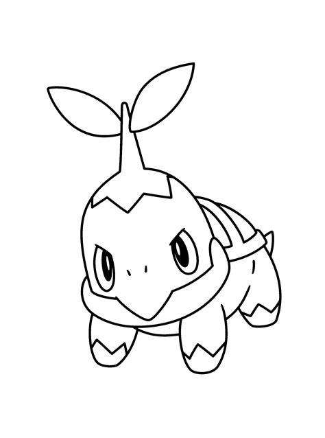 Pokemon Coloring Pages Turtwig ~ 474x638 Pokemon Coloring Pages Turtwig ~