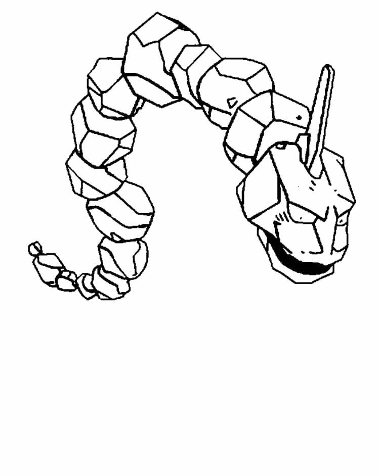 Pokemon Onix Coloring Pages 749x942 Pokemon Onix Coloring Pages