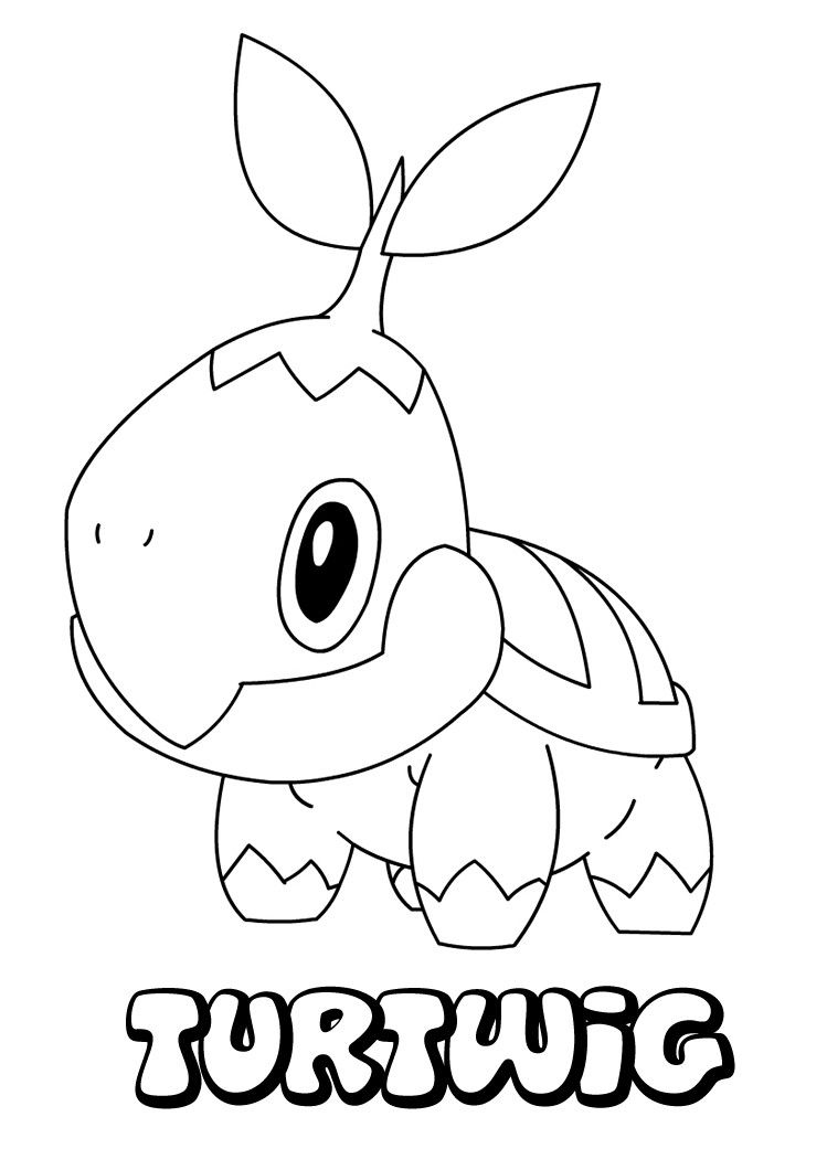 Turtwig Pokemon Coloring Page. More Grass Pokemon Coloring Sheets 749x1060 Turtwig Pokemon Coloring Page. More Grass Pokemon Coloring Sheets