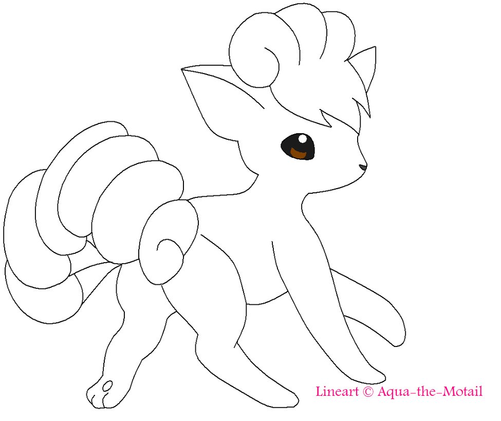 975x819 Vulpix Coloring Pages