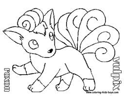 255x197 Transmissionpress Cartoon Pokemon Vulpix Colorig Pages