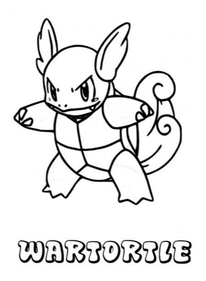 Wartortle Pokemon Coloring Page Amp Coloring Book 401x547 Wartortle Pokemon Coloring Page Amp Coloring Book