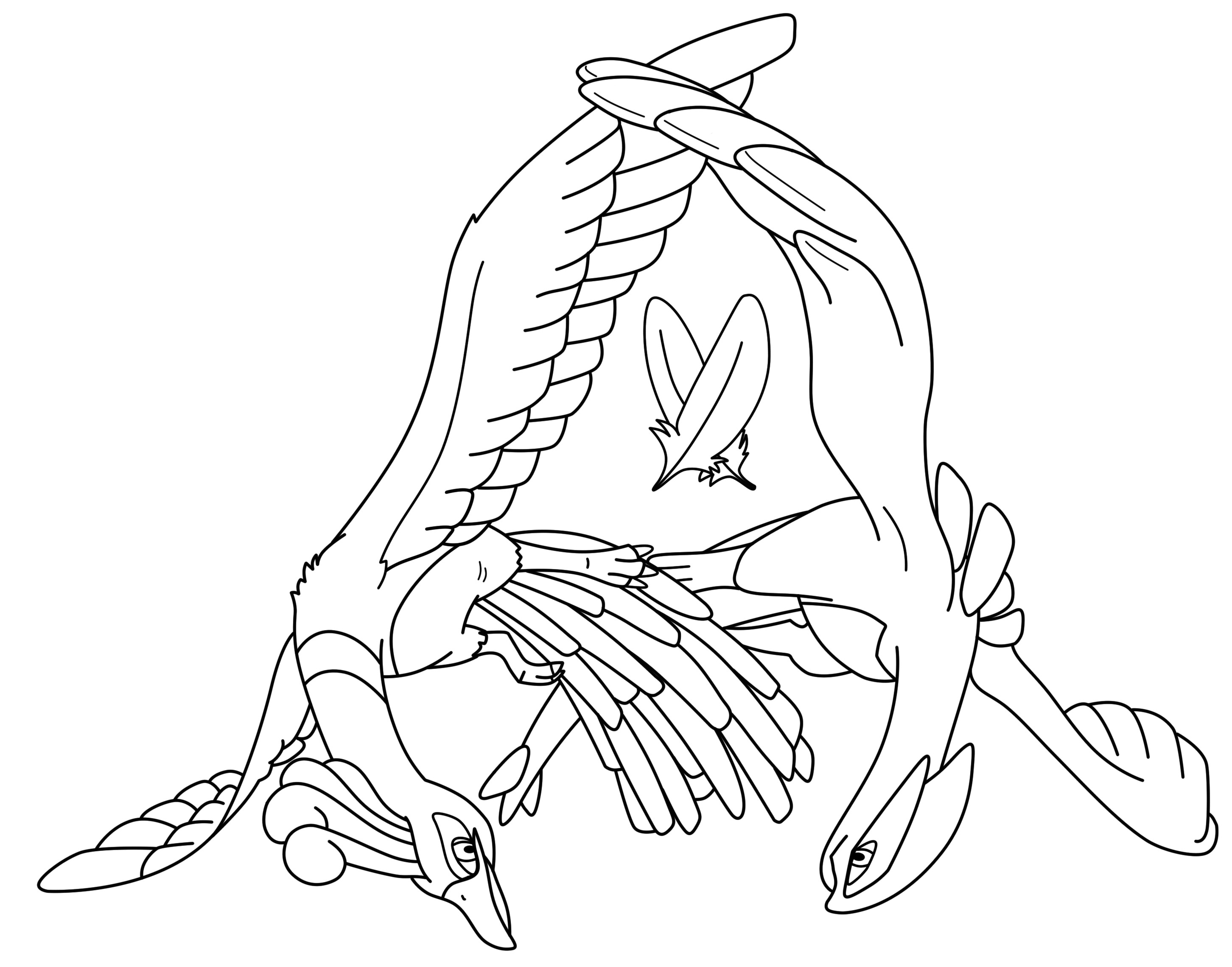 2904x2280 Legendary Pokemon Coloring Pages Dialga And Palkia Coloringstar