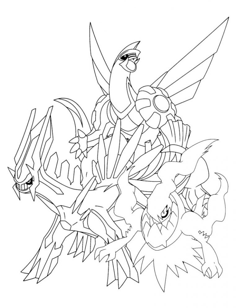 768x992 Pokemon Coloring Pages Palkia New Darkrai Dialga Colouring