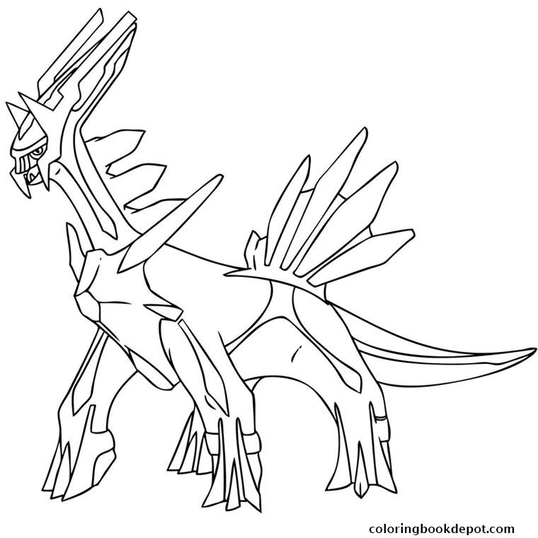 Pokemon Dialga Coloring Pages at GetColorings.com | Free printable ...