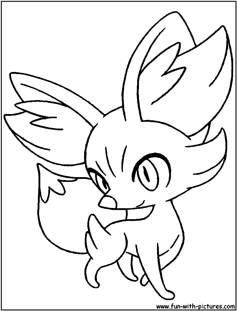 800x1050 Profitable Fennekin Coloring Pages Page
