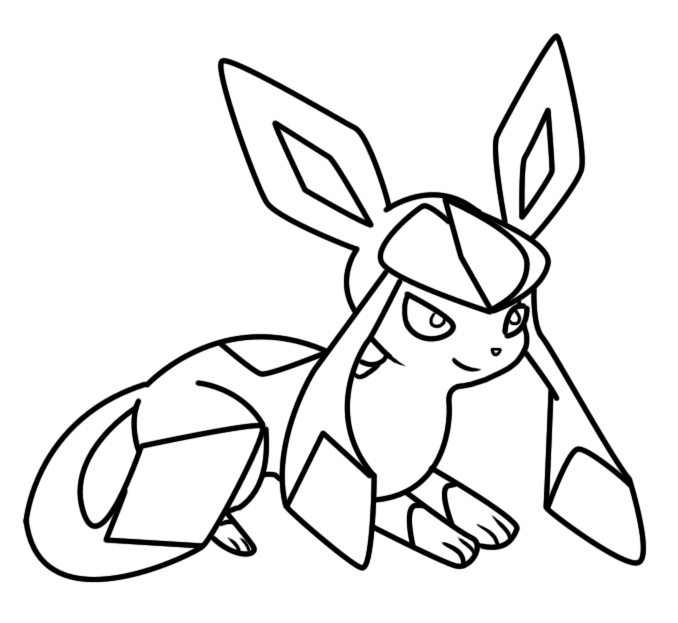 Glaceon Coloring Page 2 By Bellatrixie White 678x623 Glaceon Coloring Page 2 By Bellatrixie White
