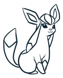 How To Draw Glaceon 243x302 How To Draw Glaceon