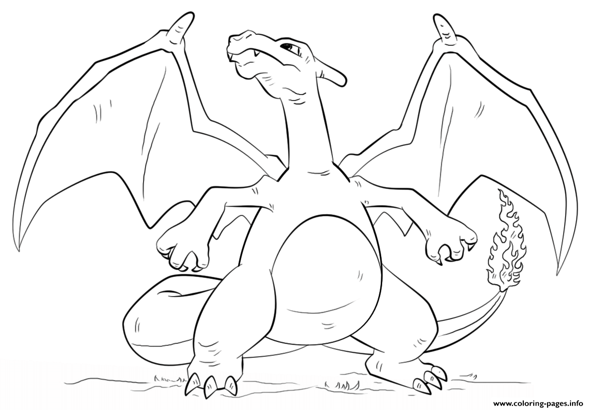 1186x824 Revisited Pokemon Go Coloring Pages Charizard