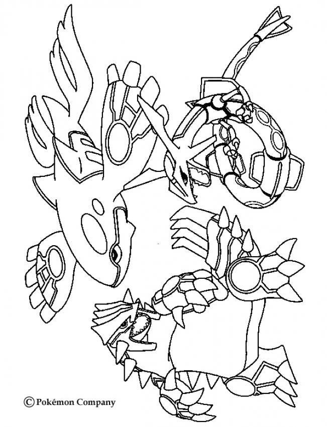 Pokemon Coloring Pages Groudon 651x850 Pokemon Coloring Pages Groudon