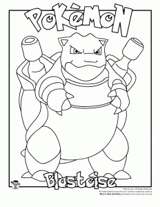 232x300 Blastoise Coloring Page Pokemony I Obrazki