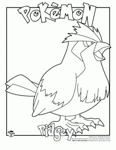 232x300 Pokemon Growlithe Coloring Pages